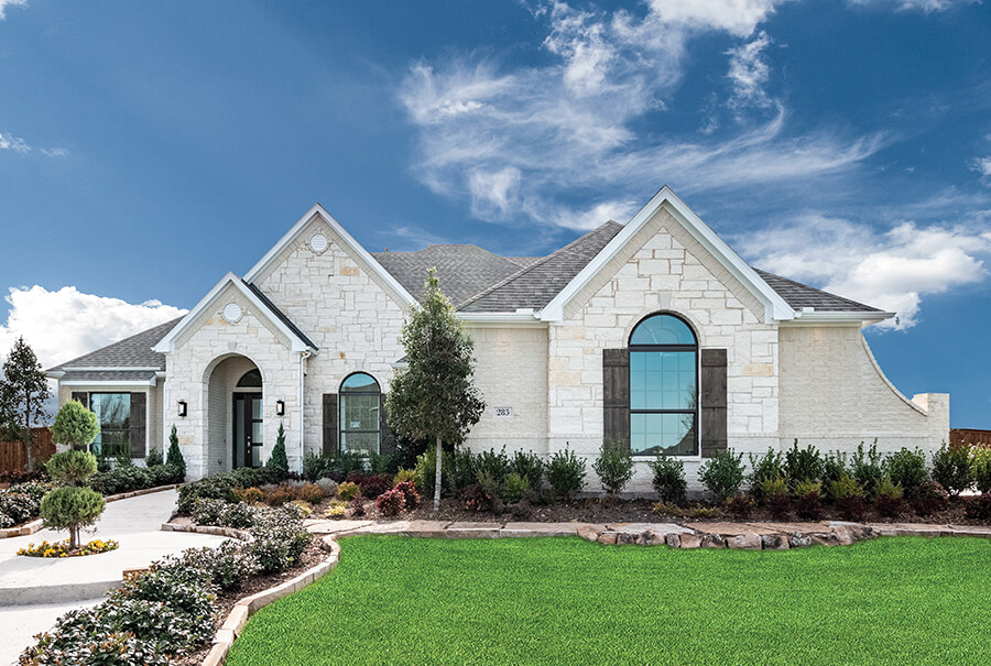 New homes put you near the Crystal Lagoon in Katy.